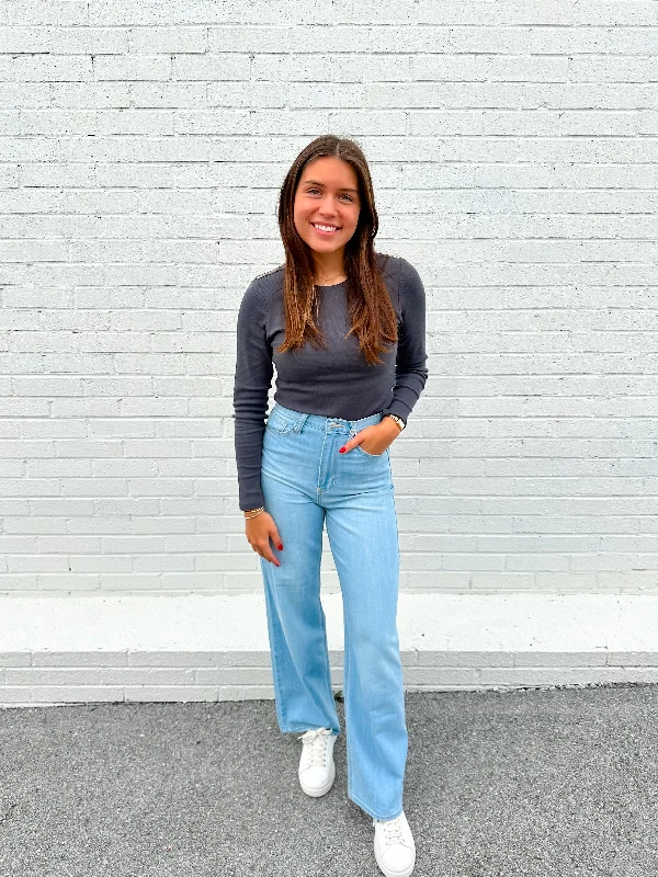 Just Black Denim - Retro Wide Straight