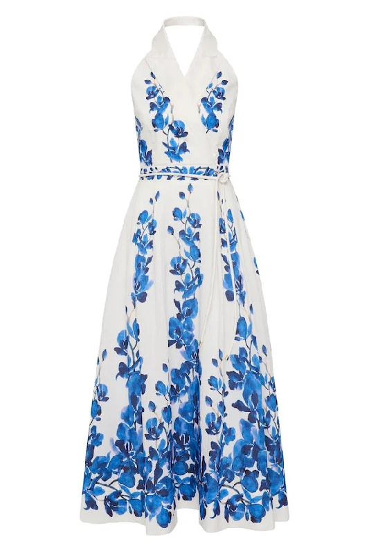 Orchid Blues Midi Dress Satin Midi Skirt