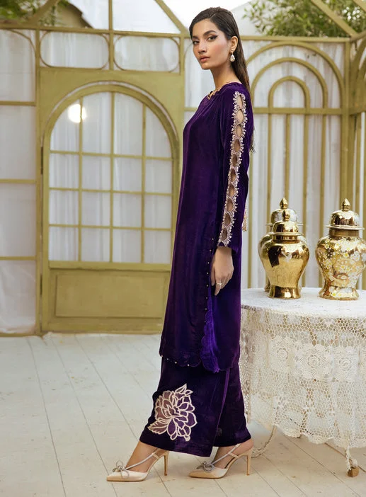 AIN Luxury Handwork Velvet AIV3 One-shoulder unclassified dresses