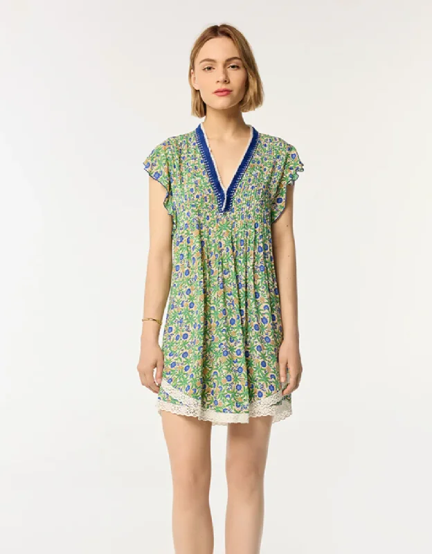 Poupette St. Barths Sasha Dress | Honolulu blue Sequin unclassified dresses