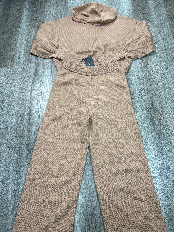 Pants Set 2pc By Deepself In Brown, Size: S Minimalist unclassified dresses