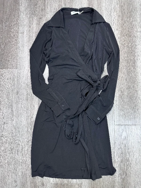 Dress Casual Short By Calvin Klein In Black, Size: M Short unclassified dresses