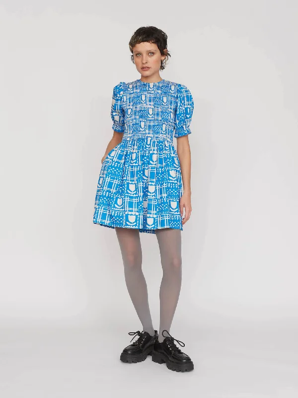 Floral Checkerboard Dress Street style unclassified dresses