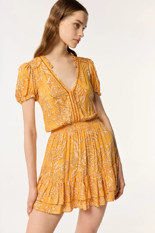Poupette St. Barths Bibi Dress | yellow Gothic unclassified dresses