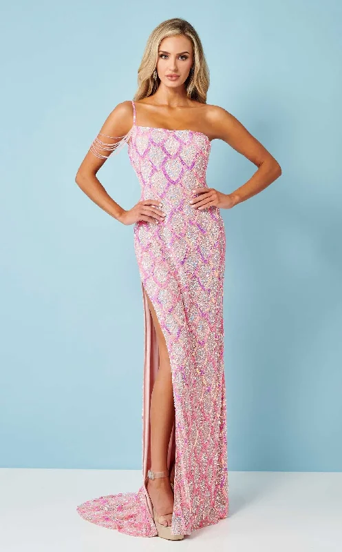 Rachel Allan 70306 Dress Striped unclassified dresses