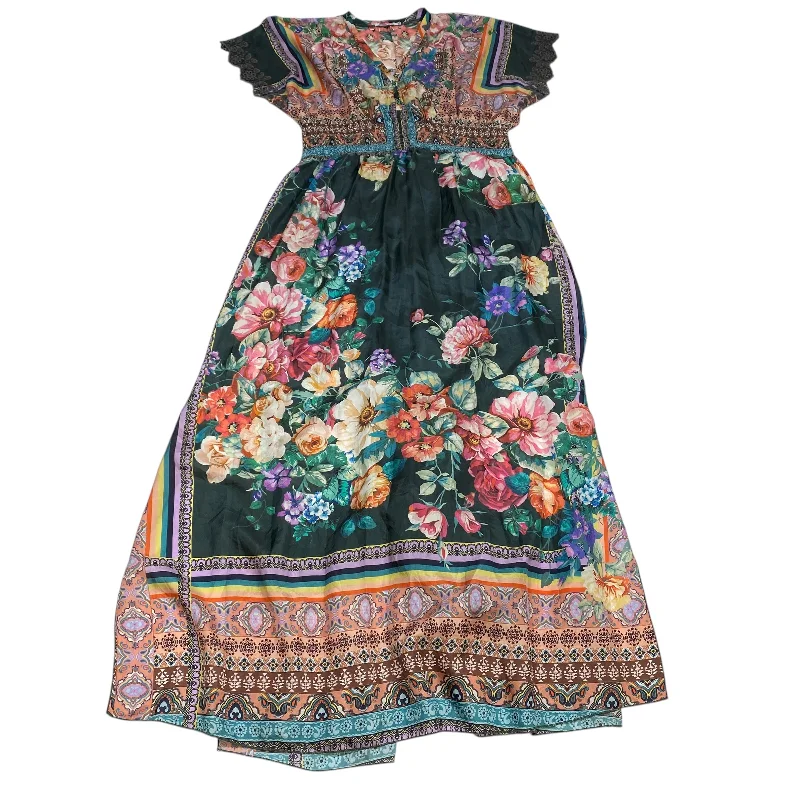 Dress Designer By Johnny Was In Multi-colored, Size: Xs High-end unclassified dresses
